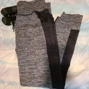 Pink leggings size large